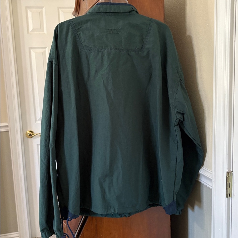 *Gear For Sports Dark Green Half-Zip Windbreaker Pullover Rain Jacket Sports - Picture 3 of 14